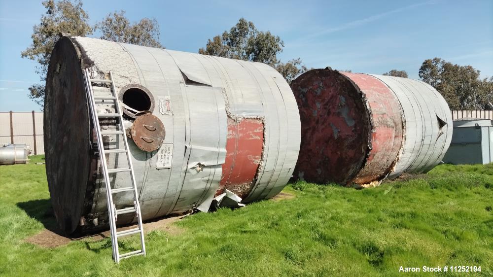 Used-10,000 Gallon Carbon Steel Steel Tank