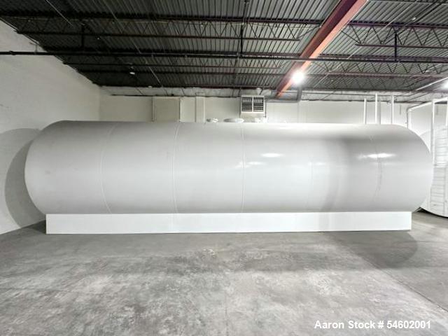 Unused Lannon 25,000 Gallon Carbon Steel Horizontal Storage Tank – 11' Diameter x 35'3" Long