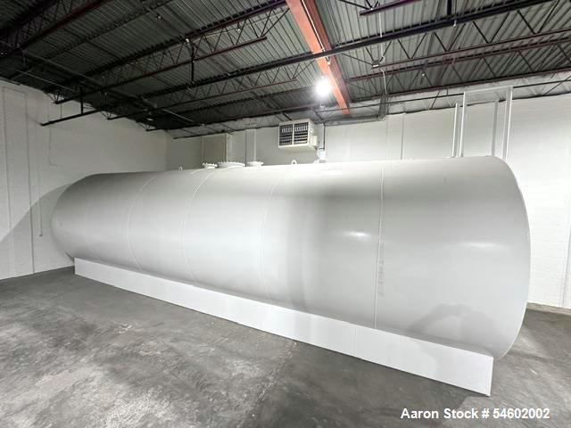 Unused 25,000 Gallon Lannon Horizontal Carbon Steel Tank – Industrial Bulk Storage Vessel