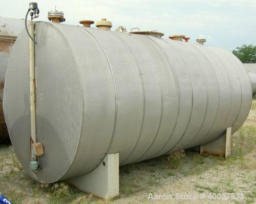 Used Brown-Minneapolis Tank, 4000 gallon, carbon steel, horizontal. Approximately 7' diameter x 14' straight side, flat ends. UL listed for above ground flammable storage. Openings top 2",4",8", 23" ...