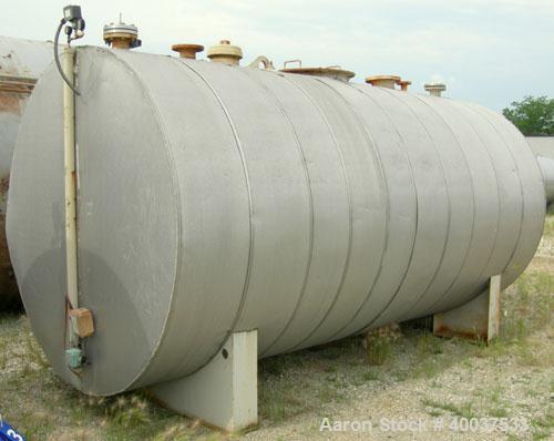 Used- Brown-Minneapolis Tank, 4000 gallon, carbon steel, horizontal. Approximately 7' diameter x 14' straight side, flat end...