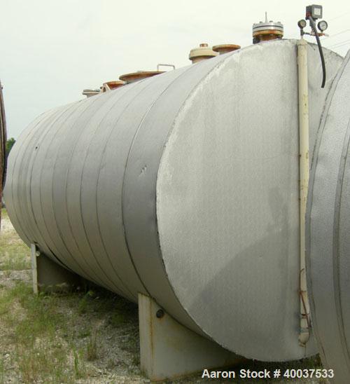 Used- Brown-Minneapolis Tank, 4000 gallon, carbon steel, horizontal. Approximately 7' diameter x 14' straight side, flat end...