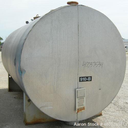 Used- Brown-Minneapolis Tank, 4000 gallon, carbon steel, horizontal. Approximately 7' diameter x 14' straight side, flat end...