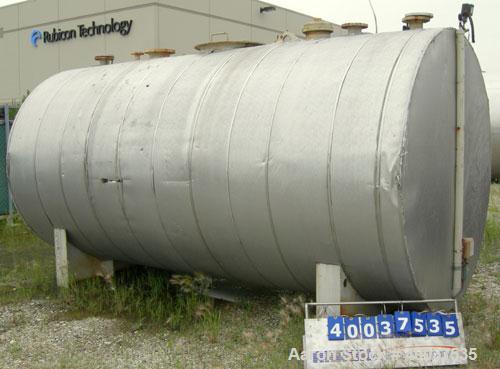 Used Brown-Minneapolis Tank, 4000 gallon, carbon steel, horizontal. Approximately 7' diameter x 14' straight side, flat ends. UL listed for above ground flammable storage. Openings top 2",4",8", 23" ...