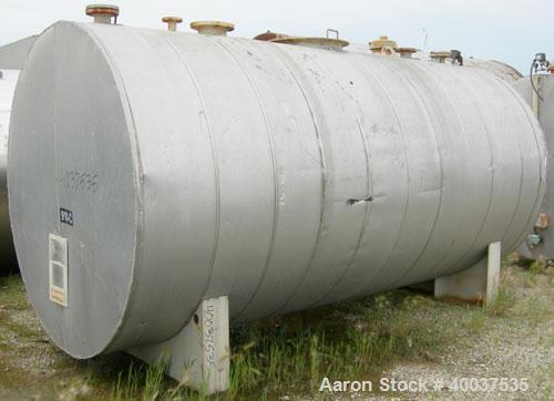 Used Brown-Minneapolis Tank, 4000 gallon, carbon steel, horizontal. Approximately 7' diameter x 14' straight side, flat ends. UL listed for above ground flammable storage. Openings top 2",4",8", 23" ...