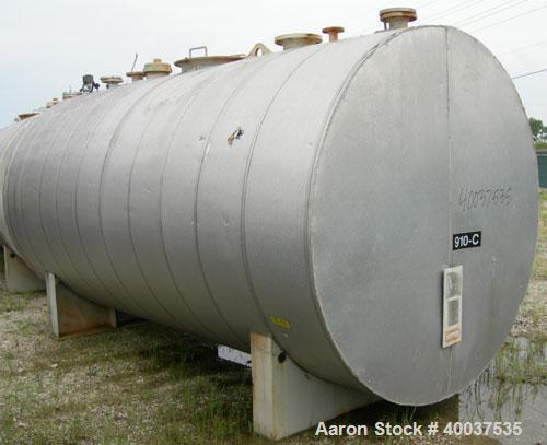Used Brown-Minneapolis Tank, 4000 gallon, carbon steel, horizontal. Approximately 7' diameter x 14' straight side, flat ends. UL listed for above ground flammable storage. Openings top 2",4",8", 23" ...