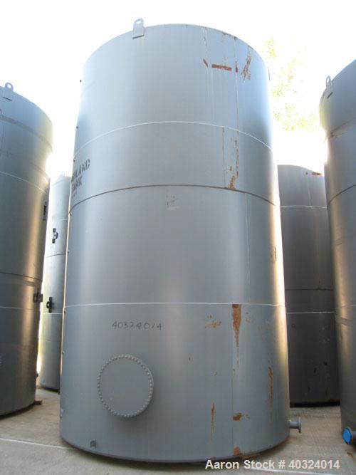 Unused: Highland tank, 16,920 gallon, carbon steel, vertical. Approximately 12' diameter x 20' straight side, slight coned top, flat bottom. U.L. 142 labeled for above ground flammable storage. Openi...