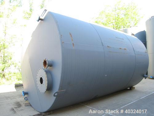 Unused: Highland tank, 16,920 gallon, carbon steel, vertical. Approximately 12' diameter x 20' straight side, slight coned top, flat bottom. U.L. 142 labeled for above ground flammable storage. Openi...