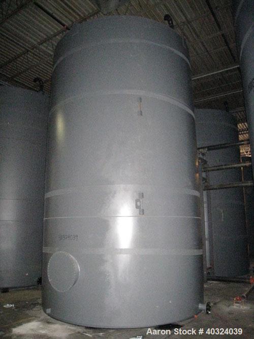 Unused: Highland tank, 16,920 gallon, carbon steel, vertical. Approximately 12' diameter x 20' straight side, slight coned top, flat bottom. U.L. 142 labeled for above ground flammable storage. Openi...