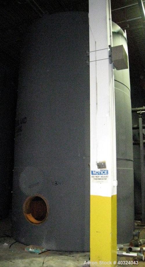 Unused: Highland tank, 16,920 gallon, carbon steel, vertical. Approximately 12' diameter x 20' straight side, slight coned top, flat bottom. U.L. 142 labeled for above ground flammable storage. Openi...