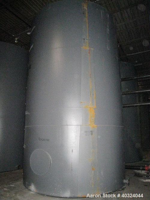 Unused: Highland tank, 16,920 gallon, carbon steel, vertical. Approximately 12' diameter x 20' straight side, slight coned top, flat bottom. U.L. 142 labeled for above ground flammable storage. Openi...