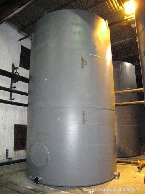 Unused: Highland rank, 16,920 gallon, carbon steel, vertical. Approximately 12' diameter x 20' straight side, slight coned top, flat bottom. U.L. 142 labeled for above ground flammable storage. Openi...