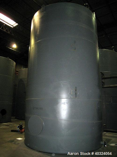 Unused: Highland tank, 16,920 gallon, carbon steel, vertical. Approximately 12' diameter x 20' straight side, slight coned top, flat bottom. U.L. 142 labeled for above ground flammable storage. Openi...