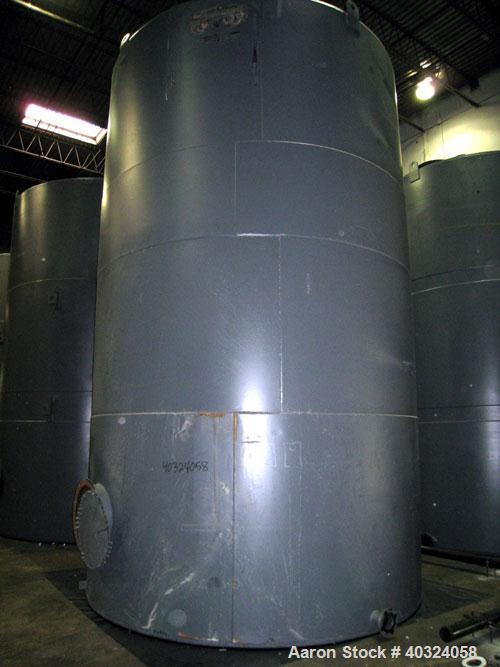 Unused: Highland tank, 16,920 gallon, carbon steel, vertical. Approximately 12' diameter x 20' straight side, slight coned top, flat bottom. U.L. 142 labeled for above ground flammable storage. Openi...