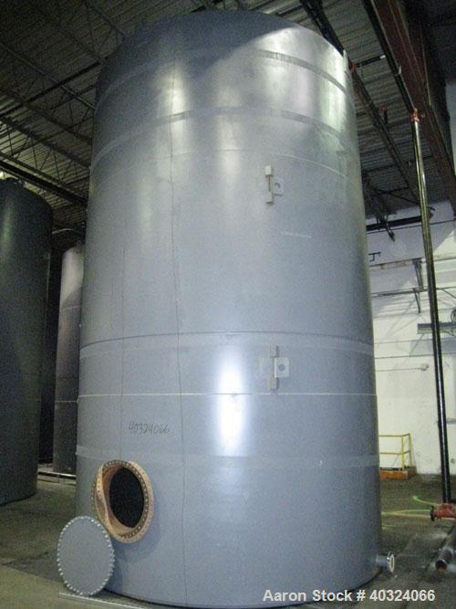Unused: Highland tank, 16,920 gallon, carbon steel, vertical. Approximately 12' diameter x 20' straight side, slight coned top, flat bottom. U.L. 142 labeled for above ground flammable storage. Openi...