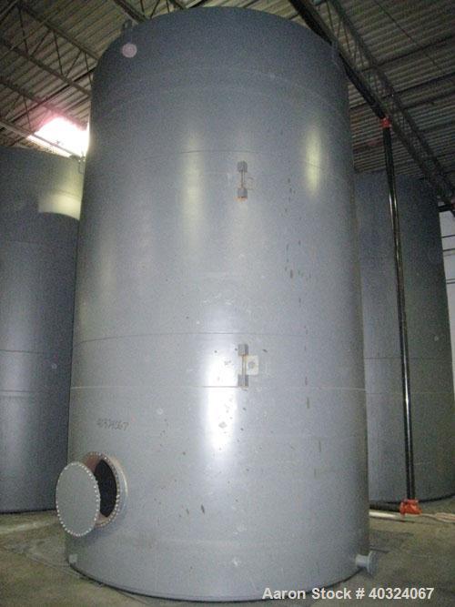 Unused: Highland tank, 16,920 gallon, carbon steel, vertical. Approximately 12' diameter x 20' straight side, slight coned top, flat bottom. U.L. 142 labeled for above ground flammable storage. Openi...