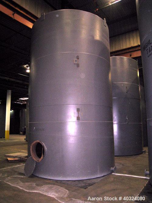 Unused: Highland tank, 16,920 gallon, carbon steel, vertical. Approximately 12' diameter x 20' straight side, slight coned top, flat bottom. U.L. 142 labeled for above ground flammable storage. Openi...