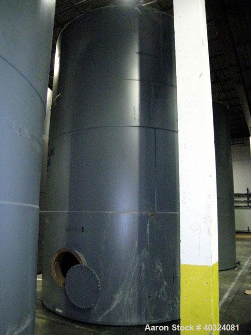 Unused: Highland tank, 16,920 gallon, carbon steel, vertical. Approximately 12' diameter x 20' straight side, slight coned top, flat bottom. U.L. 142 labeled for above ground flammable storage. Openi...