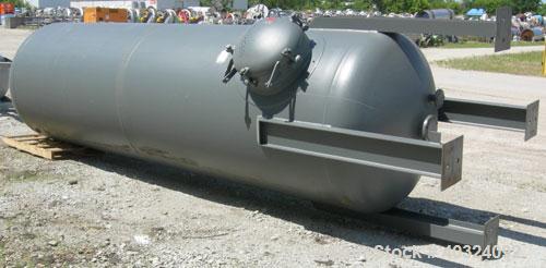 Unused: Bigbee Steel pressure tank, 2487 gallons, carbon steel, vertical. Approximately 60" diameter x 15' straight side, dished top and bottom. Internal rated -20 F at fv and 25 psi at 140 deg F. Op...