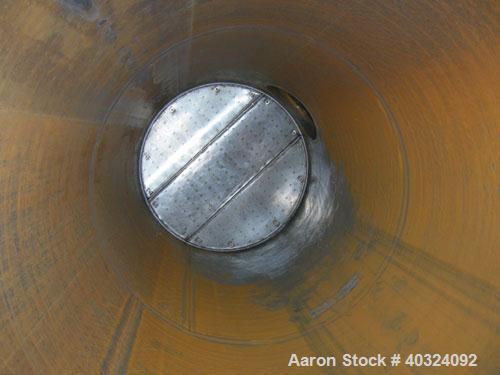 Unused: Bigbee Steel pressure tank, 2487 gallons, carbon steel, vertical. Approximately 60" diameter x 15' straight side, dished top and bottom. Internal rated -20 F at fv and 25 psi at 140 deg F. Op...