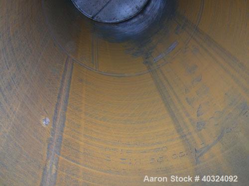 Unused: Bigbee Steel pressure tank, 2487 gallons, carbon steel, vertical. Approximately 60" diameter x 15' straight side, dished top and bottom. Internal rated -20 F at fv and 25 psi at 140 deg F. Op...