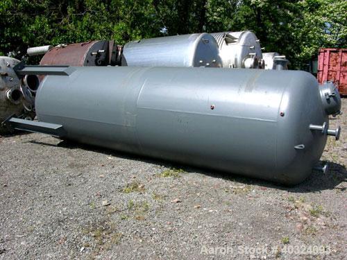 Unused: Bigbee Steel pressure tank, 2487 gallons, carbon steel, vertical. Approximately 60" diameter x 15' straight side, dished top and bottom. Internal rated -20 F at fv and 25 psi at 140 deg F. Op...