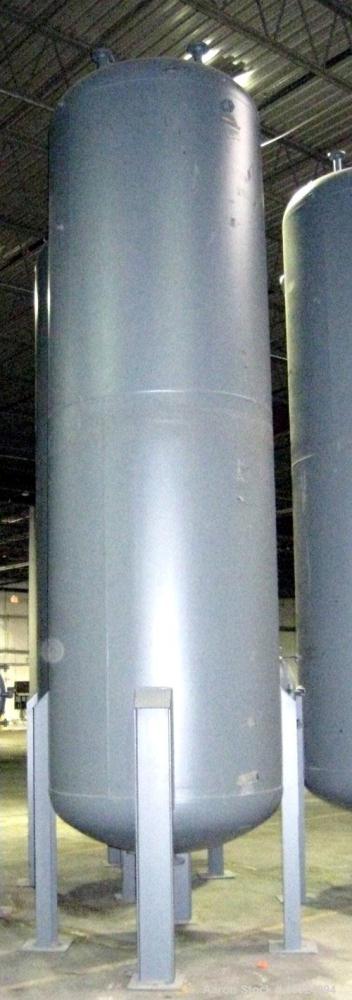 Unused: Bigbee Steel pressure tank, 2487 gallons, carbon steel, vertical. Approximately 60" diameter x 15' straight side, dished top and bottom. Internal rated -20 F at fv and 25 psi at 140 deg F. Op...