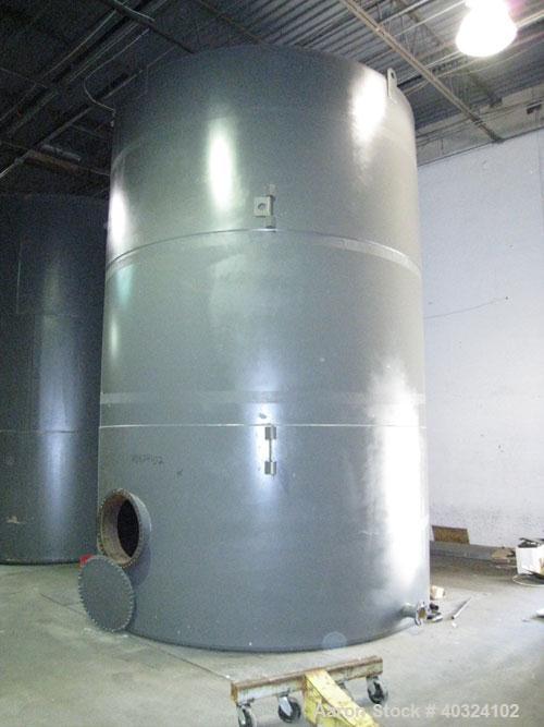 Unused: Highland tank, 15,225 gallon, carbon steel, vertical. Approximately 12' diameter x 18' straight side, slight coned top, flat bottom. U.L. 142 labeled for above ground flammable storage. Openi...