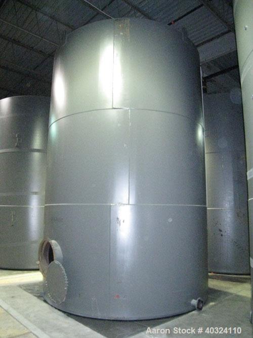 Unused: Highland tank, 15,225 gallon, carbon steel, vertical. Approximately 12' diameter x 18' straight side, slight coned top, flat bottom. U.L. 142 labeled for above ground flammable storage. Openi...