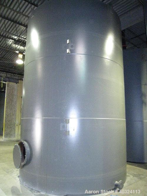 Unused: Highland tank, 15,225 gallon, carbon steel, vertical. Approximately 12' diameter x 18' straight side, slight coned top, flat bottom. U.L. 142 labeled for above ground flammable storage. Openi...
