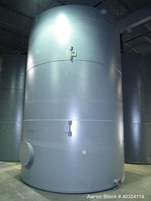 Unused: Highland tank, 15,225 gallon, carbon steel, vertical. Approximately 12' diameter x 18' straight side, slight coned top, flat bottom. U.L. 142 labeled for above ground flammable storage. Openi...