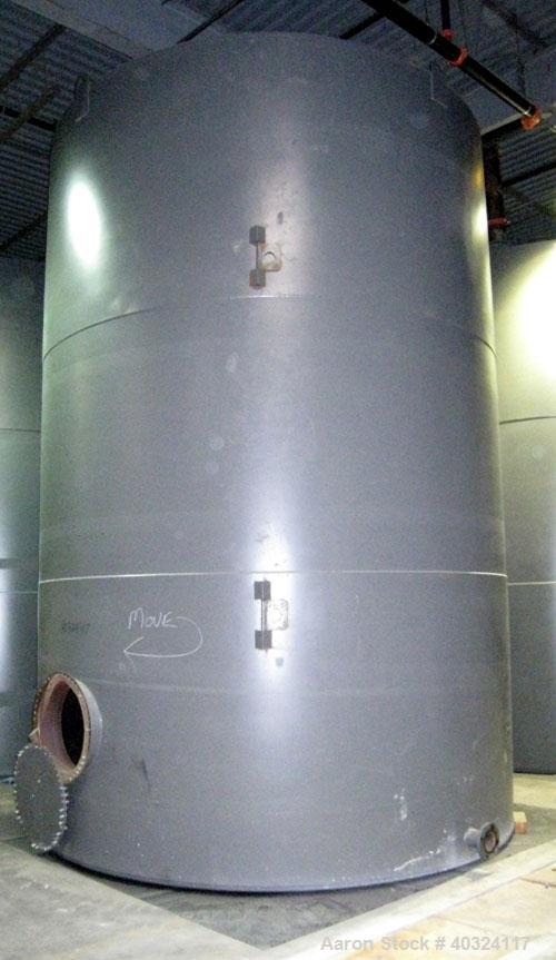Unused: Highland tank, 15,225 gallon, carbon steel, vertical. Approximately 12' diameter x 18' straight side, slight coned top, flat bottom. U.L. 142 labeled for above ground flammable storage. Openi...