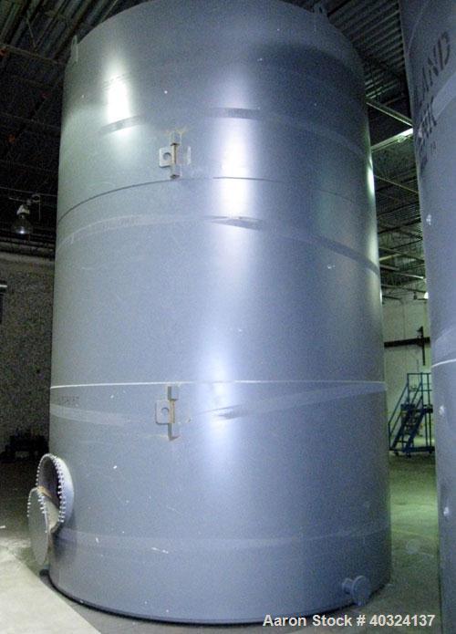 Unused: Highland tank, 15,225 gallon, carbon steel, vertical. Approximately 12' diameter x 18' straight side, slight coned top, flat bottom. U.L. 142 labeled for above ground flammable storage. Openi...