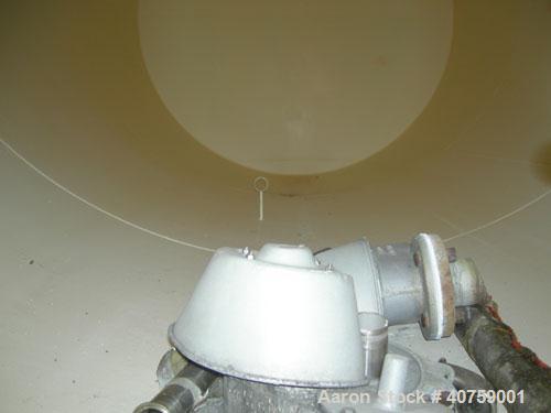 Used Tri-City Fabricating Tank, 10,000 gallon, carbon steel, horizontal. Approximately 120" diameter x 220" straight side, flat ends. 16" x 20" oval end bottom manway with cover, approximate 2" end b...