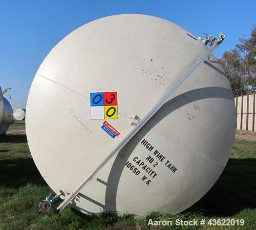 Used 10,000 Gallon Horizontal Carbon Steel Storage Tank. 
