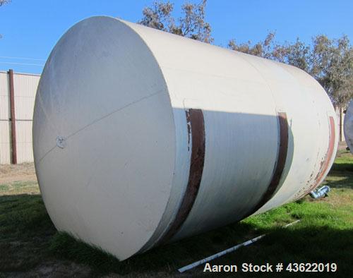 Used 10,000 Gallon Horizontal Carbon Steel Storage Tank. 