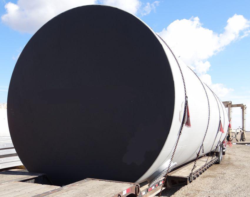 Unused- 30,000 Gallon Vertical Storage Tank - 143" outside diameter x 35' High, 5/16" Bottom & 1/4" upper cylinder, UL-142 Labeled Tank, Vertical Cylindrical Atmospheric Welded Steel Storage Tank5/16...