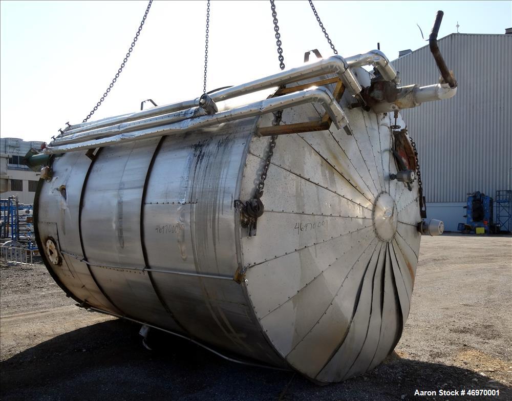 Used Tank, 8,000 Gallon, Carbon Steel, Vertical.