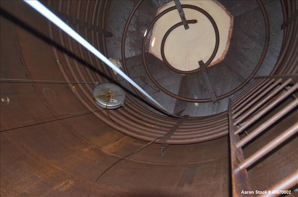 Used Tank, 8,000 Gallon, Carbon Steel, Vertical.