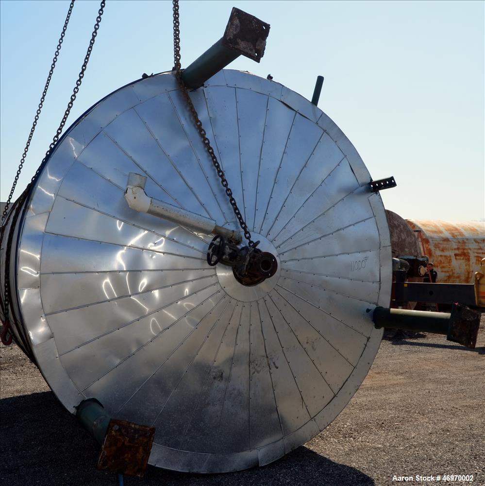 Used Tank, 8,000 Gallon, Carbon Steel, Vertical.