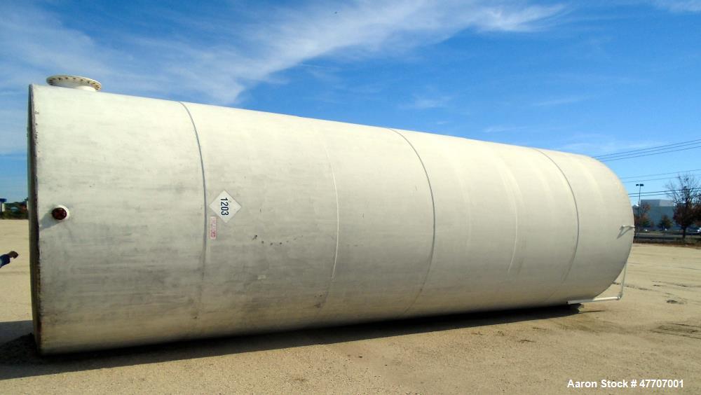 Used 20,000 Gallon Upright Surface Tank. Carbon