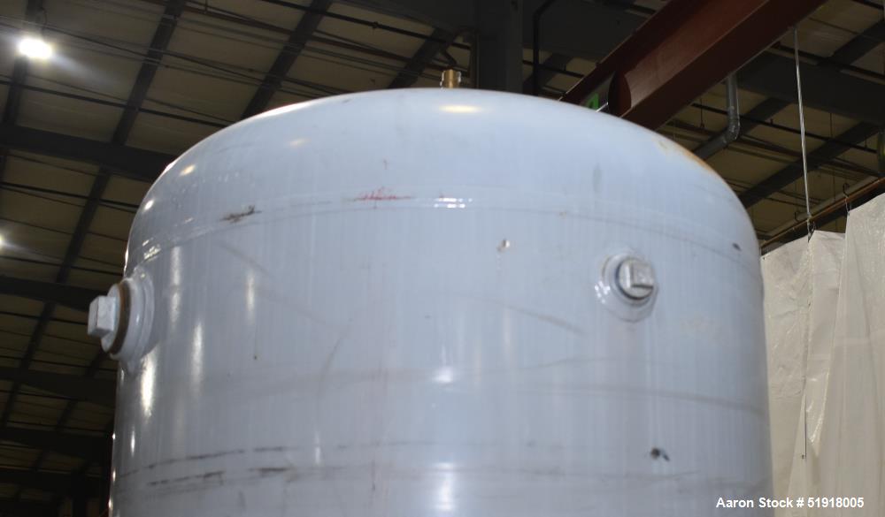 Used Penway Inc Air Receiver, Approximate 300 Gallon, Vertical, Carbon Steel. Approximate 36" diameter x 72" straight side, dished top and bottom. Internal rated 150 psi @ -20 to 450 degrees F. Natio...
