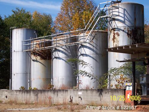 USED: Diesel storage tank farm consisting of (3) 12,000 gallon and(2) 15,000 gallon carbon steel vertical tanks. All tanks a...