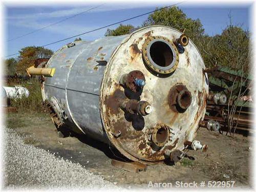 USED: Modern Welding Company Pressure Vessel, 4,500 gallons, carbon steel, insulated.  96" diameter x 138" straight side.  Dish top and bottom.  Designed for 50 psig MAWP at 175 deg F.  Four internal...
