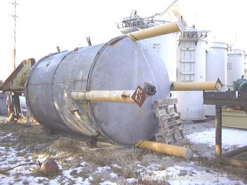 USED: Modern Welding Company Pressure Vessel, 4,500 gallons, carbon steel, insulated.  96" diameter x 138" straight side.  Dish top and bottom.  Designed for 50 psig MAWP at 175 deg F.  Four internal...