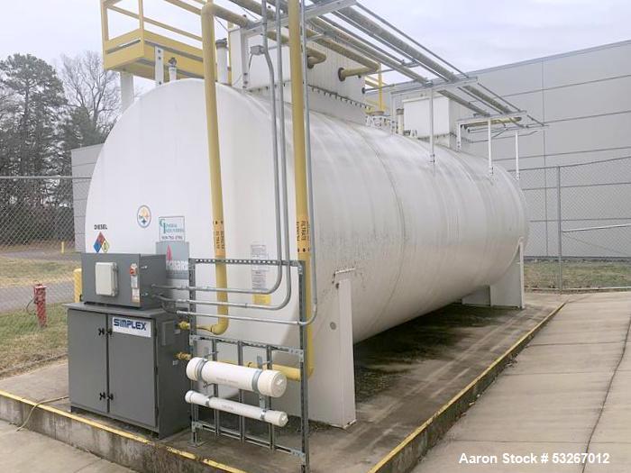General Industries 15,000 gallon FIREGUARD horizontal fuel tank.