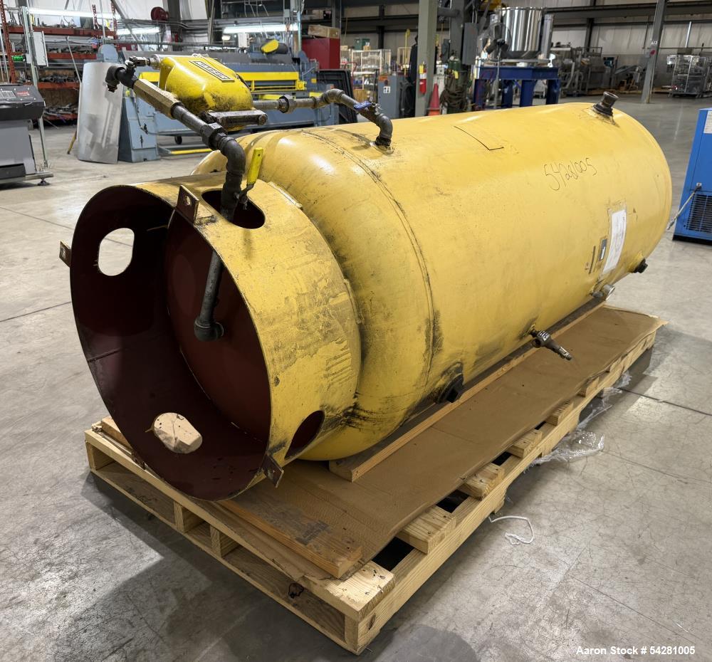 Used Steel Fab Compressed Air Receiver Tank – Approx. 300 Gallon, Carbon Steel