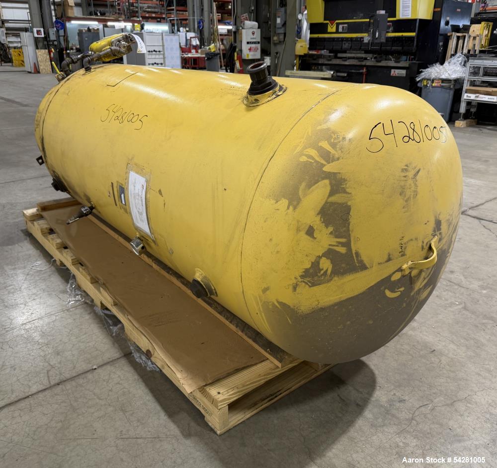 Used Steel Fab Compressed Air Receiver Tank – Approx. 300 Gallon, Carbon Steel