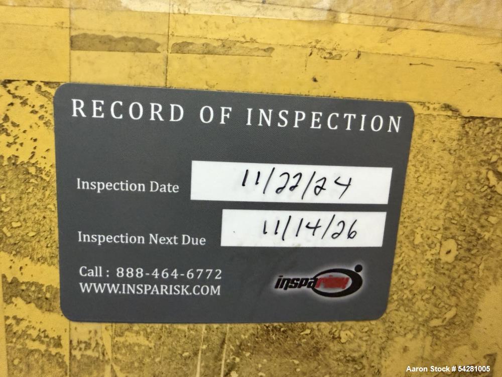 Used Steel Fab Compressed Air Receiver Tank – Approx. 300 Gallon, Carbon Steel