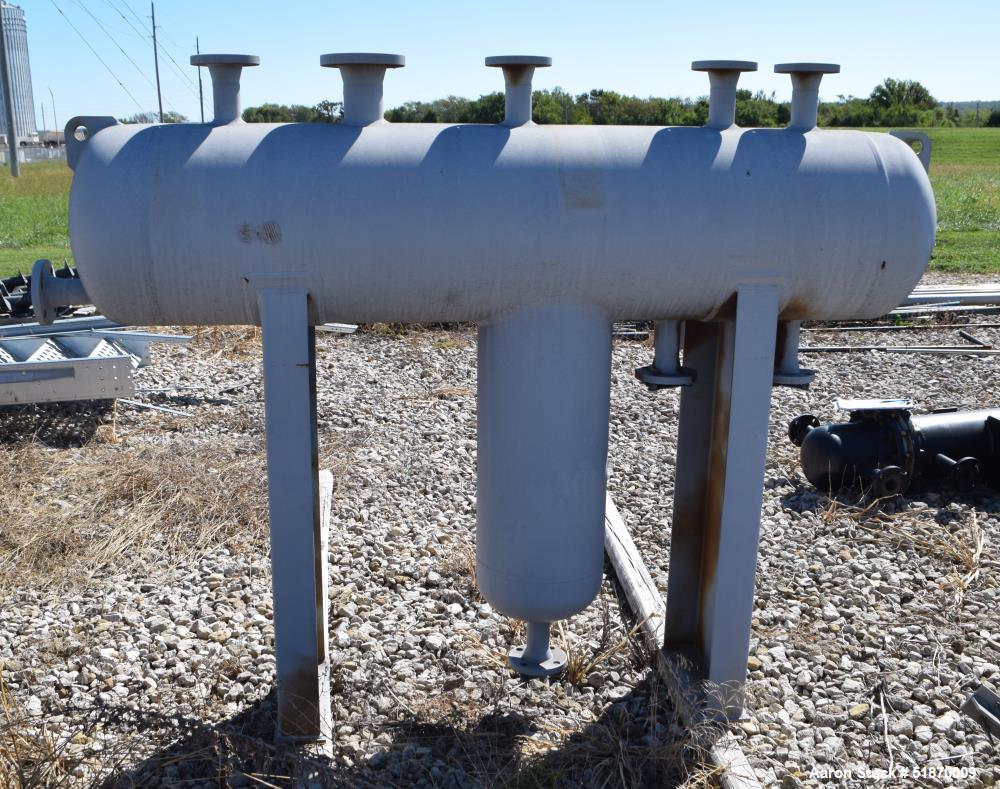 Unused- Apache Pressure Tank, 92 Gallon, Carbon Steel, Horizontal. 17.25" Diameter x 64" straight side, 2:1 elliptical heads...